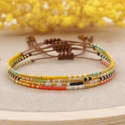 Go2Boho Boho Style Miyuki Delica Seed Beads Bracelets for Women Friendship Bracelet Jewelry Colorful Charm Bracelet Femme