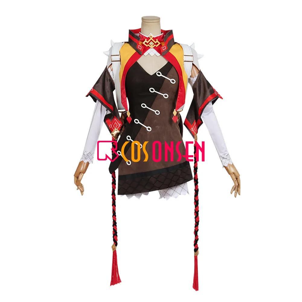 Genshin Impact Xinyan Cosplay Costume COSPLAYONSEN Spicy Blaze Outfits Full Set Custom Made