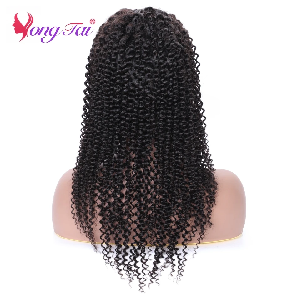 YuYongtai Brazilian Kinky Curl Lace Front Wigs Human Hair Curly Wig For Black Women All For 1 Real And Free Shipping From China