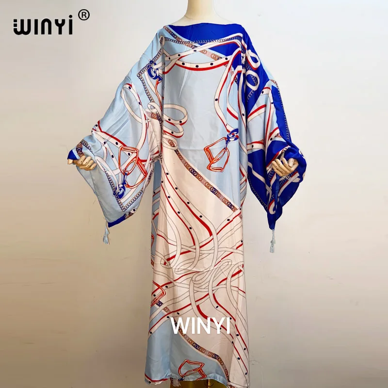 Bawełniana szata femme hiver плацие elegancka, długa rękaw мусульманские комплекты łączenie nadruk w paski sukienki damskie Vestdios abaya