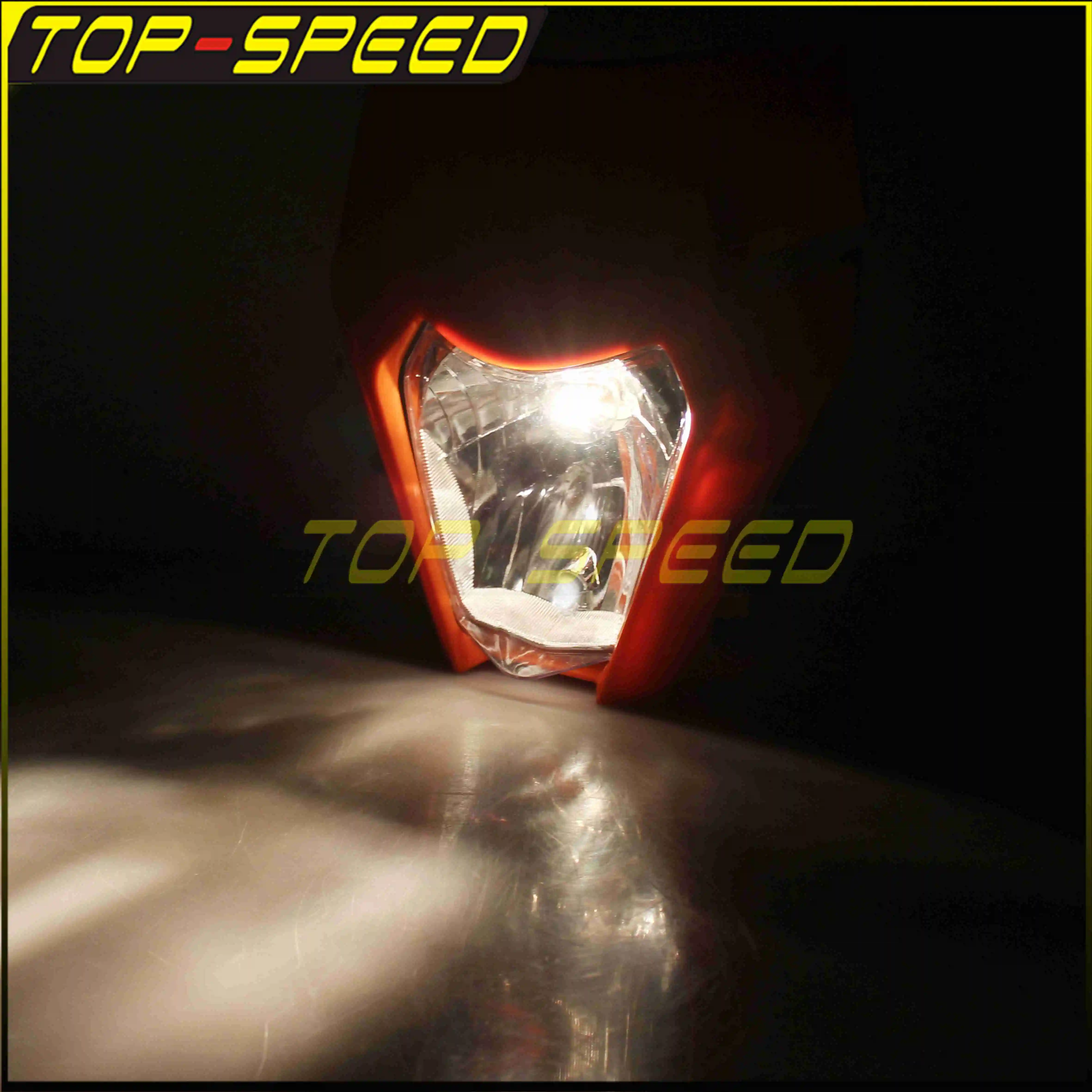 White Motorcycle Headlight Headlamp Enduro Dirt Bike Motocross Supermoto H4 Bulb For EXC EXCF XC XCF XCW XCFW MX SXF XC-W