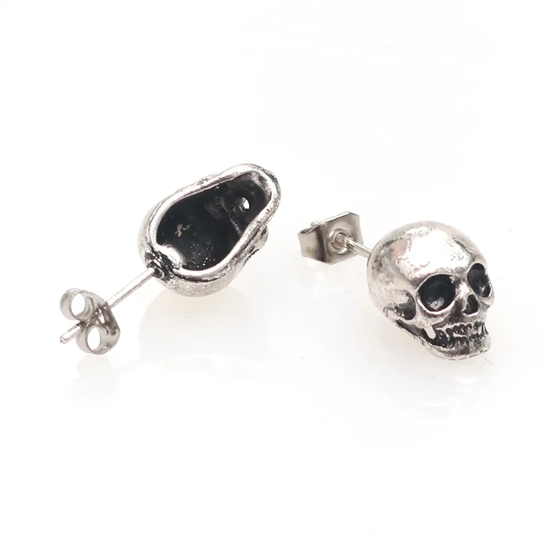 2020 hot selling earrings skull head retro skull earring American punk style alternative Kpop Серьги earrings for women 2020