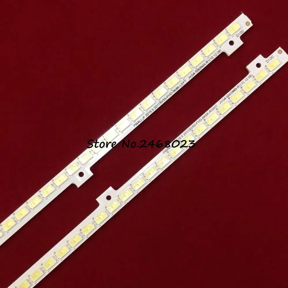 LED de retroiluminación, accesorio para UA55D6600, UN55D6000, UN55D6050, UE55D6000, UE55D6100, UE55D6200, UE55D6300, UE55D6500, 2011svs55-fhd-5k6k, izquierda y derecha