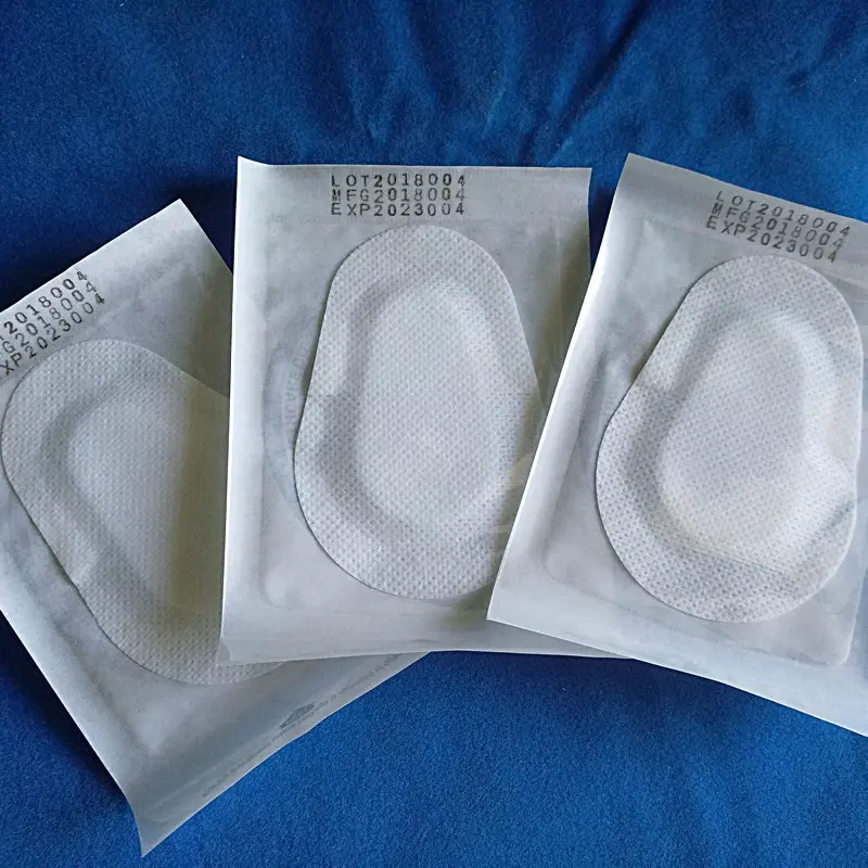 25pcs 5.8*8.2cm health disposable non-woven eye patch self-adhesive single eye mask low sensitivity wound care one eye pad good