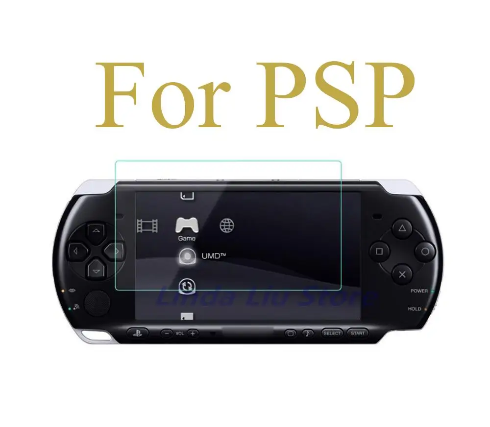 50 قطعة واقي شاشة LCD شفاف لهاتف Sony PSP 1000 2000 3000 طبقة رقيقة واقية شفافة مع العبوة