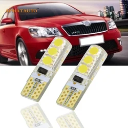 2 x Car Styling Canbus No Error T10 W5W 12V LED Clearance Light Marker Lamp Bulb Source For Skoda Octavia Superb Fabia