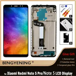 For Xiaomi Redmi Note 5 Display Screen Touch Digitizer Assembly For 5.99 inch Redmi Note 5 Pro Phone With Frame