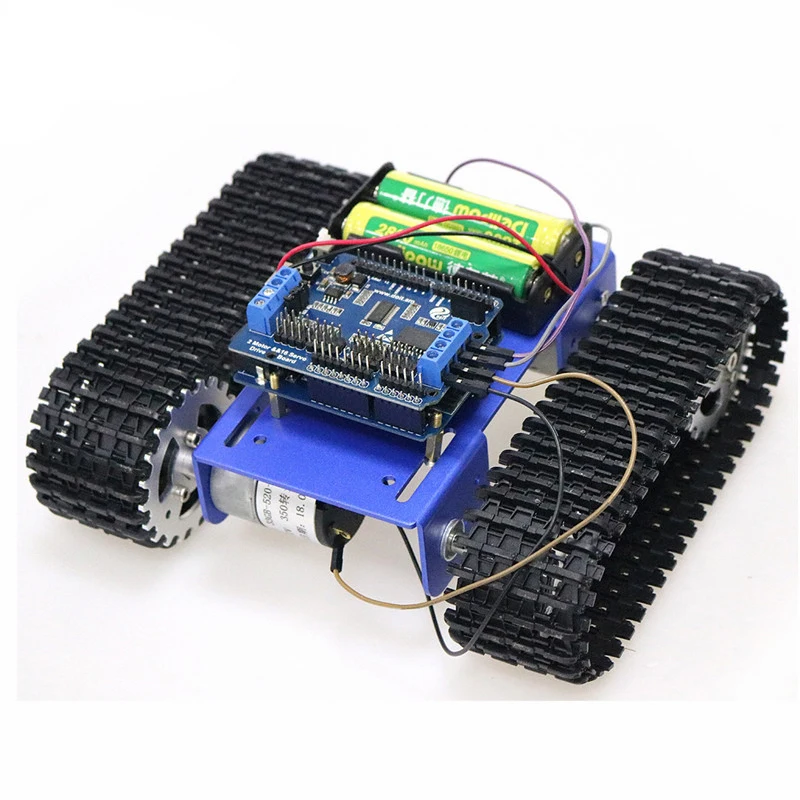 ESPduino Điều Khiển 2WD T100 Thông Minh RC Robot Xe Khung Xe Bộ 2 Động Cơ & 16 Chiều Servo Ổ hội Đồng Giáo Dục Tự Làm Cho Arduino