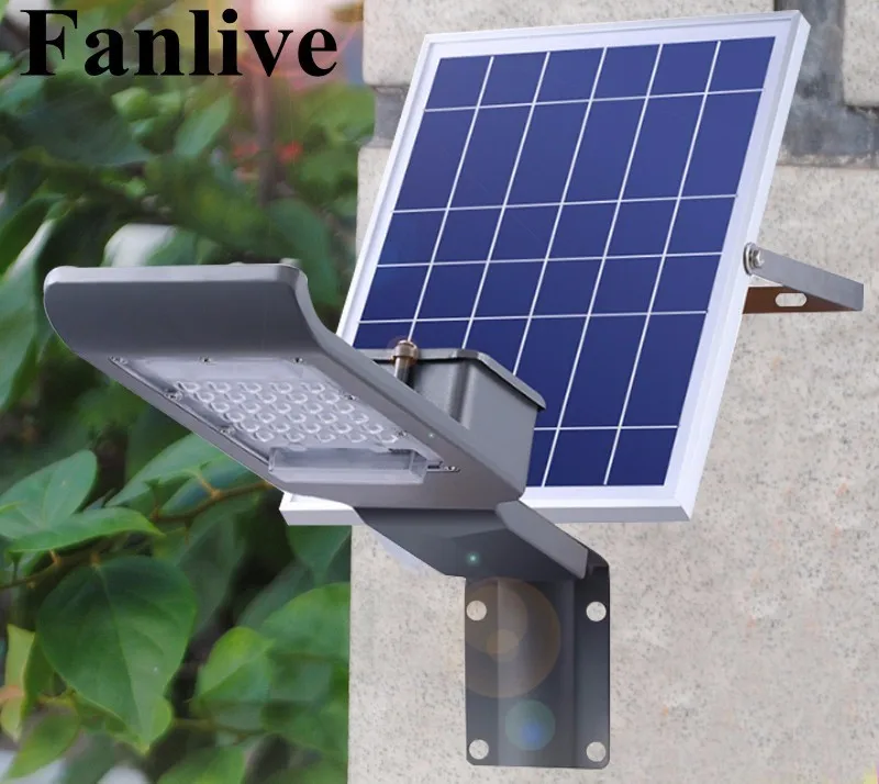 

6pcs/lot 20W 30W Solar Power LED Street Light Solar Panel +led Street Lamp Solar LED Garden Road Pard Light Outdoor Lighting