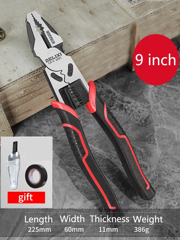 Professional Tools Wire Pliers Set Stripper Crimper Cutter Needle Nose Nipper Wire Stripping Crimping Multifunction Hand Tools