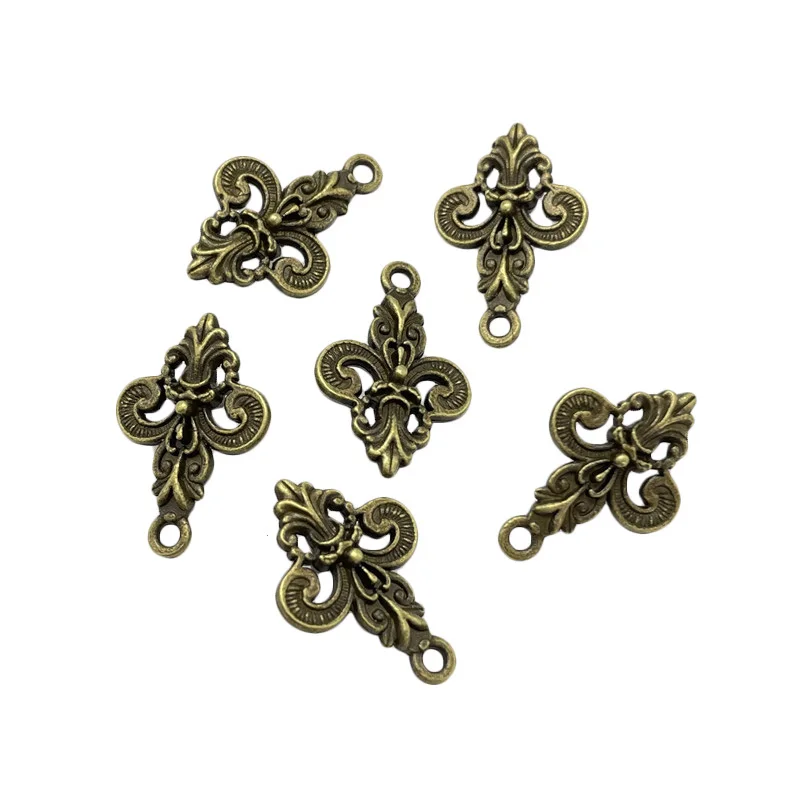 10pcs Charm Antique Silver Bronze Sword Sign Necklace Bracelet Pendant DIY Handmade Earring Wholesale Accessories Materials