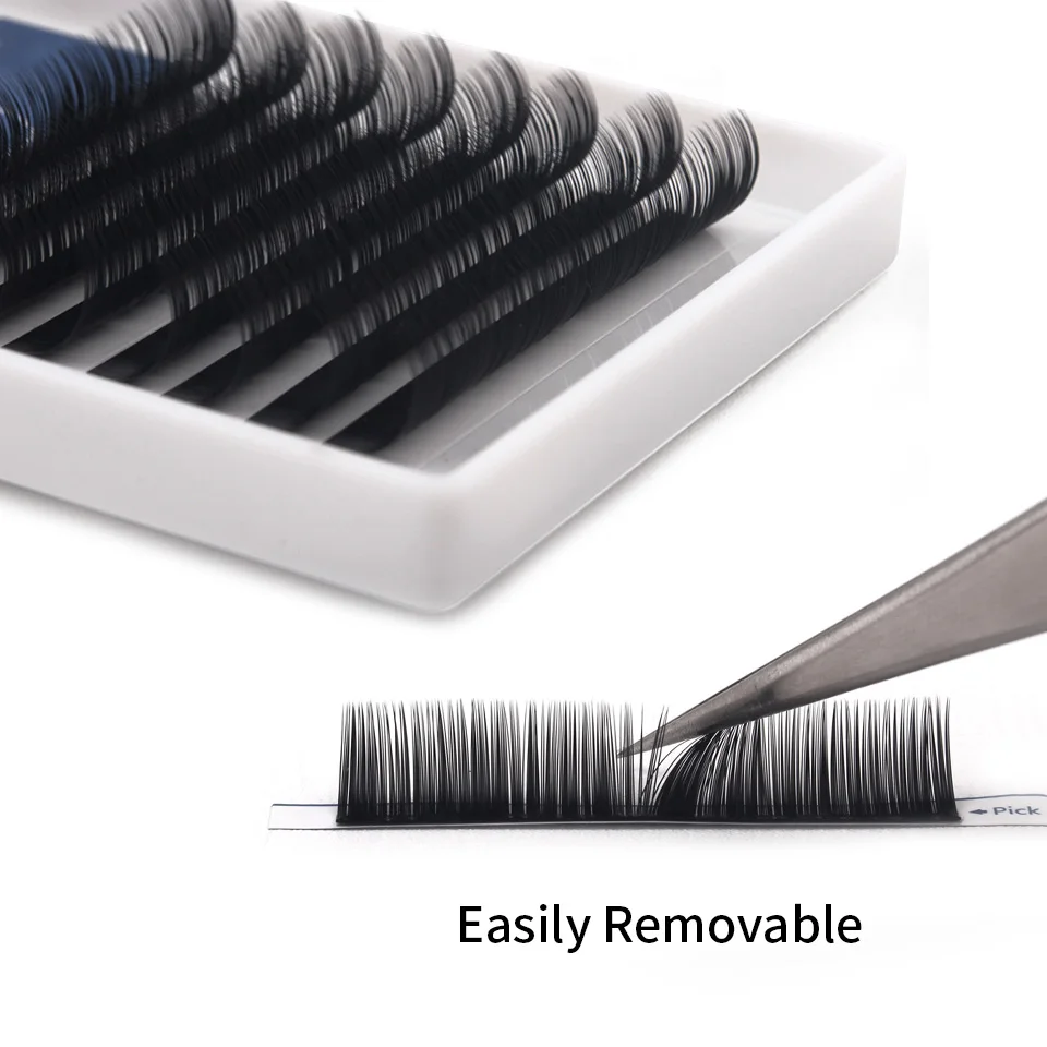 Thinkshow 17 linhas/caso extensão de cílios individuais todos os tamanhos falso cils vison cílios postiços cílios artificiais para suprimentos de maquiagem