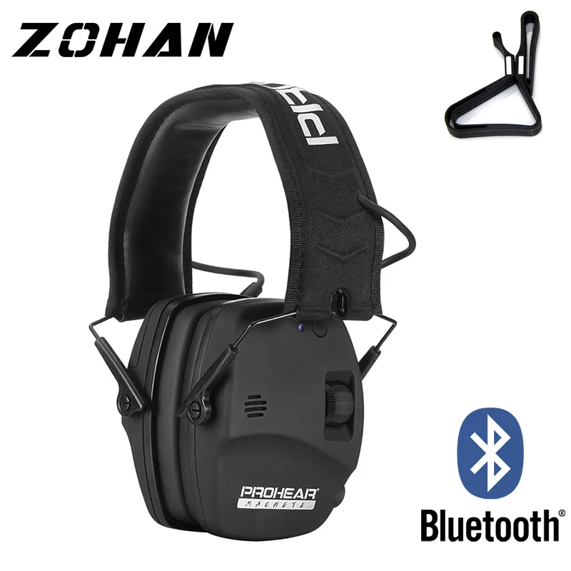 ZOHAN Noise Reduction Safety Earmuffs Hearing Protection Adjustable NRR22db Shooting Ear Muffs Ear Defenders with Waist HookHang