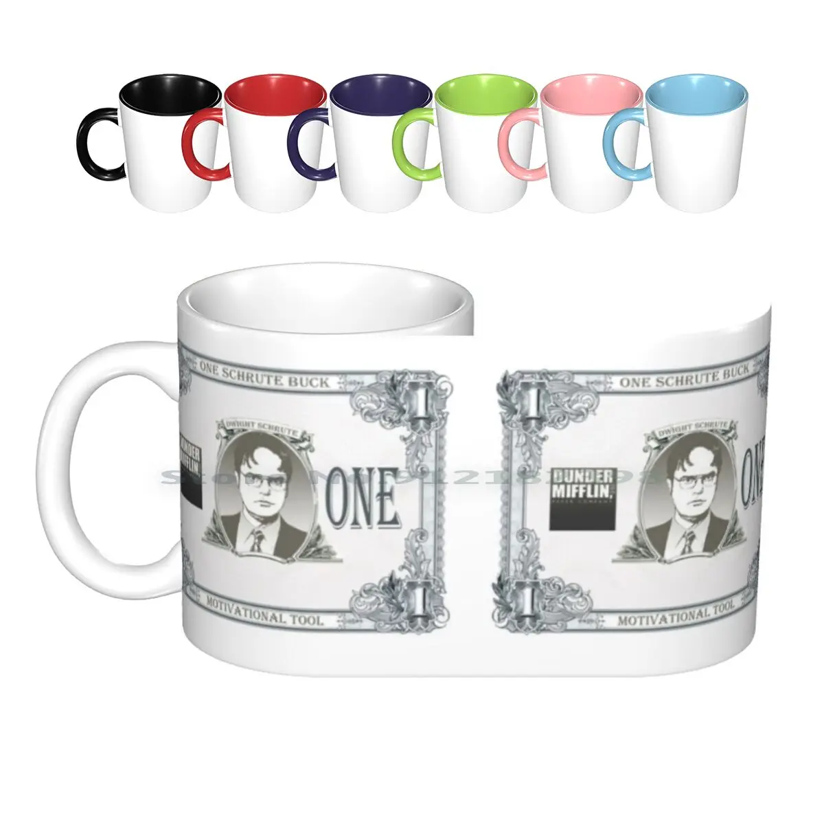 Schrute - Wraparound For Mugs Ceramic Mugs Coffee Cups Milk Tea Mug The Office The Office Dwight Schrute Schrute Creative