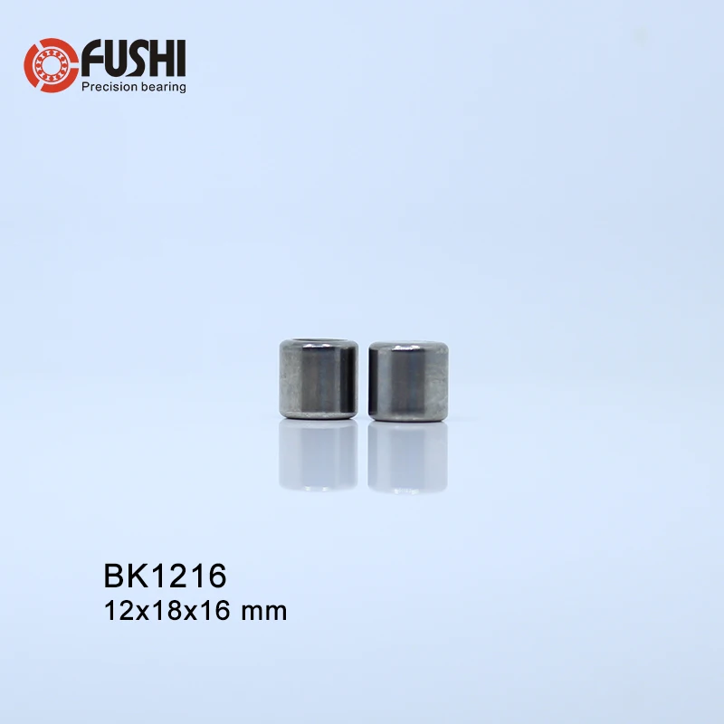 BK1216 Needle Bearings 12*18*16 mm ( 5 Pcs ) Drawn Cup Needle Roller Bearing BK121816 Caged Closed ONE End