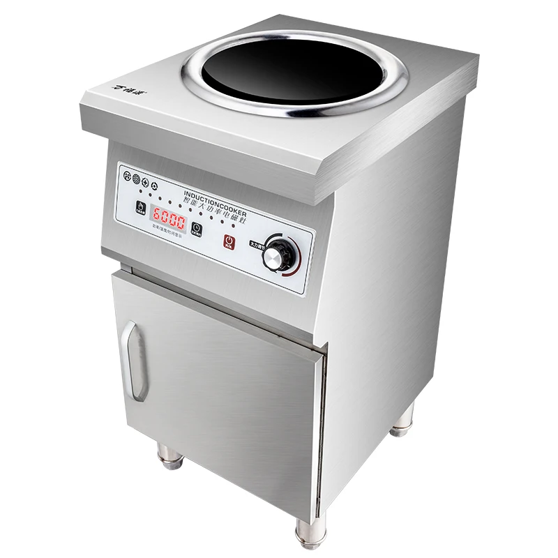 Commercial Induction Cooker High-power 5000W Electric Stove 8000W Concave Commercial Fire Canteen Hotel With Cabinet