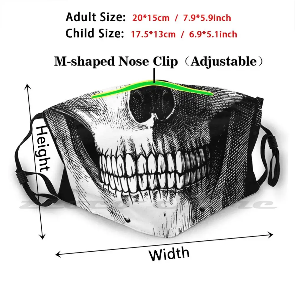 Big Bone Daddy Mask Adult Child Washable Pm2.5 Filter Logo Creativity Phil Postma Factory