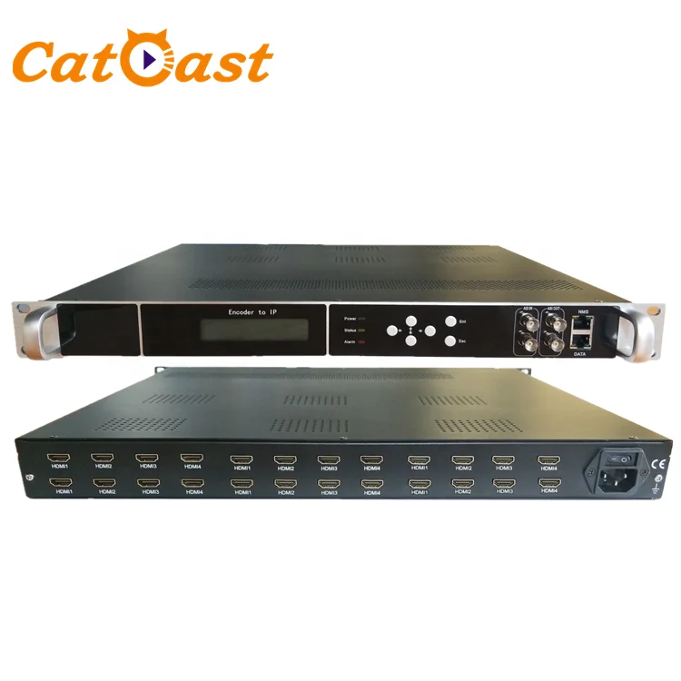 24 in 1 H.264 HDMI to IP IPTV Live Streaming Video Encoder