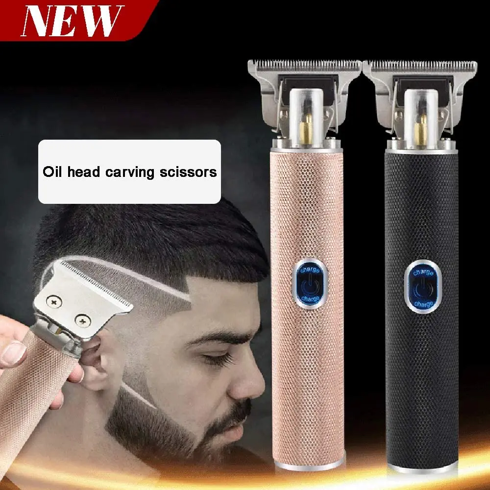 USB ไฟฟ้า Clippers Trimmers สำหรับเครื่องโกนหนวดเคราผู้ชายผู้ใหญ่เด็กไร้สายชาร์จเครื่องตัดผม Professional