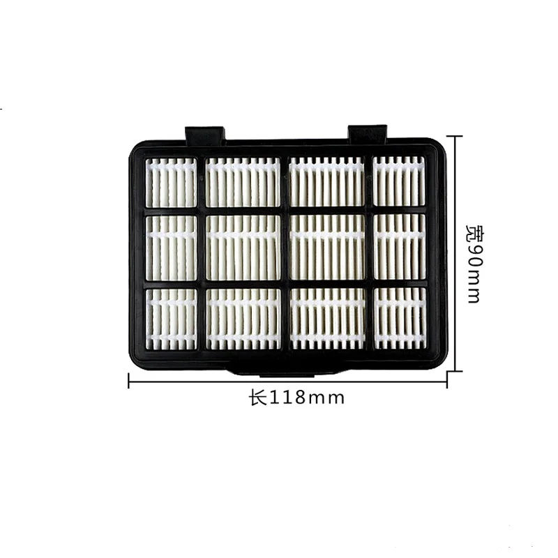 Staubsauger Hepa-Filter Runder HV-Filter für Midea C3-L148B C3-L143B VC14A1-VC Waschbarer, effizienter Baumwollfilter