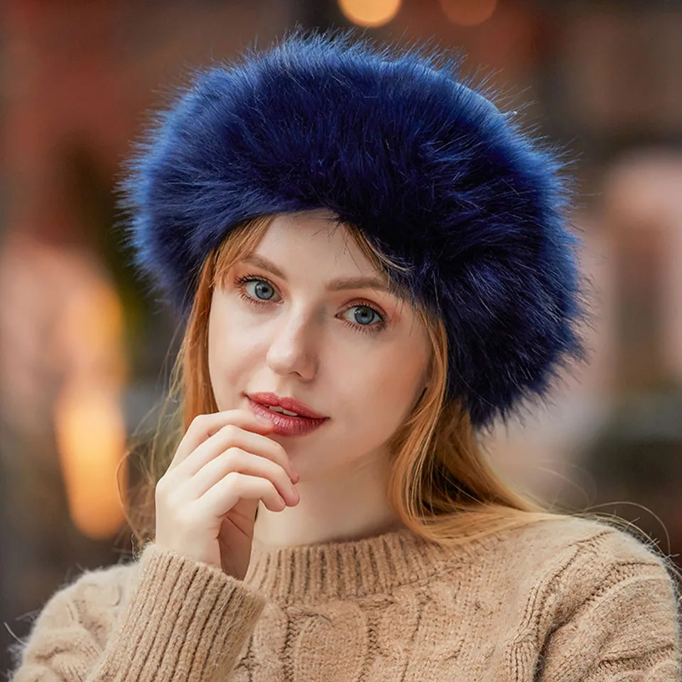 Neue Dicke Warme Russische Hut Damen Wildleder Bomber Hut Winddicht Frauen Pelz Hut Weibliche Mongolei Kappe Frauen Fuchs Pelz Skullies Beanies – Detail 3