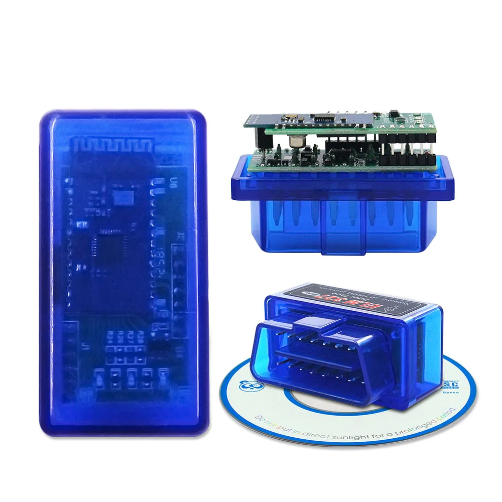 ELM327 V1.5 Bluetooth-Compatible with PIC18F25K80 Chip Works for Multi-Cars ELM 327 BT V1.5 OBD2 CAN-BUS Diagnostic Tool