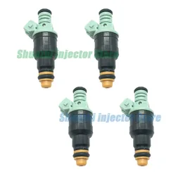 4pcs Fuel Injector Nozzle For Volvo 940 1990-1995 2.3L 0280150804 852-12146 85212146  0 280 150 804
