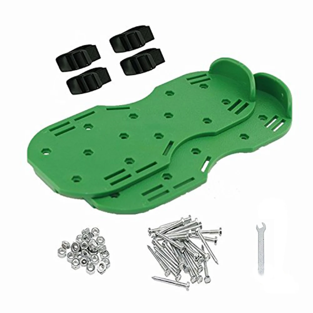 Nail Spiked Aeration Revitalizing Lawn Aerator Sandals Shoes 25mm, Studded Soles Flooring Screed New Tool Garden