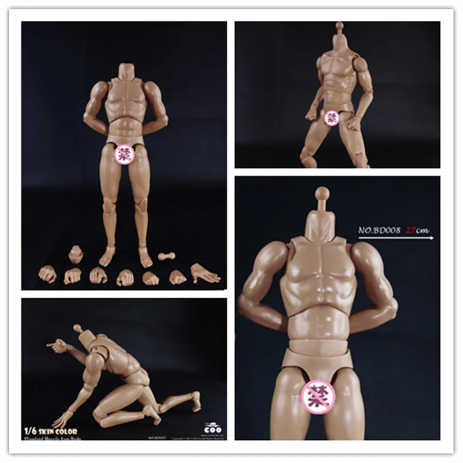 

COOMODEL 1/6 Soldier Muscle Arm Male DollAction Suitable for 12-inchBody PVC material Action Figure Body Doll Arts Model