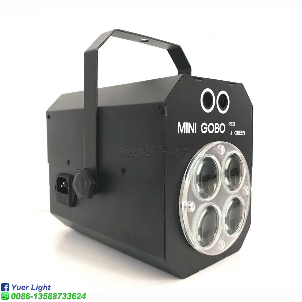 Newest Mini LED 8X3W RGBW 4IN1 Patterns Effect Light Stage Laser Pattern Projector Stage Beam Light For Disco Party Wedding