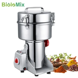 2KG Swing Type Electric Grains Herbal Cereals Dry Food Grinder Flour Powder Machine Miller Crusher Grinding Machine