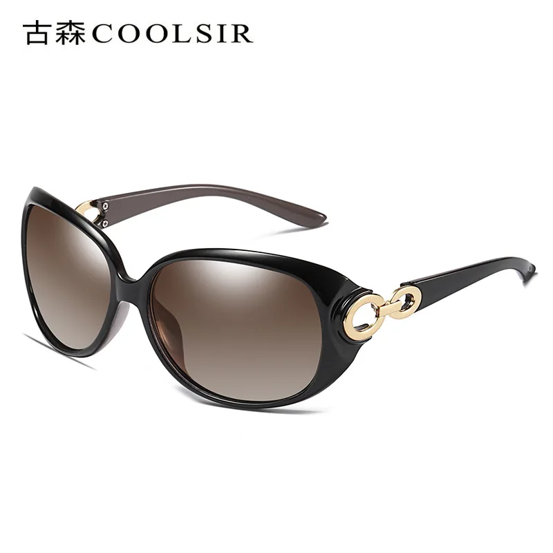 Women's sunglasses with oval design and anti-blue light and UV polarizing function122