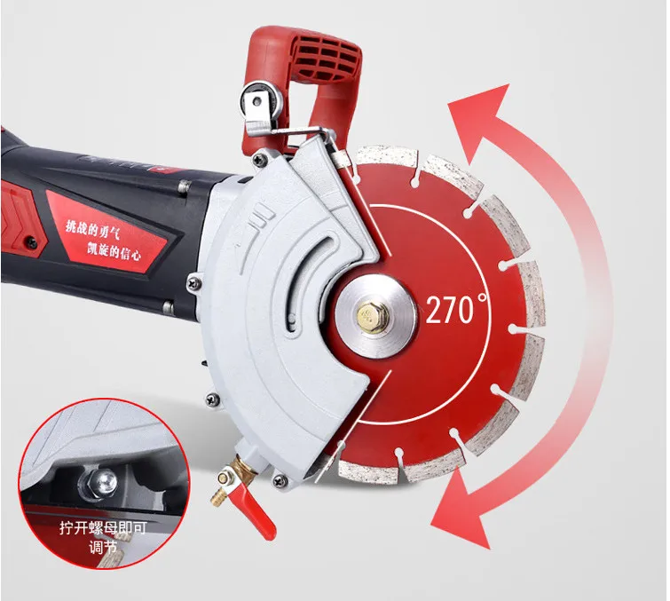 180 monolithic slotting machine hydropower engineering installation concrete dust-free slotting line box cutting machine