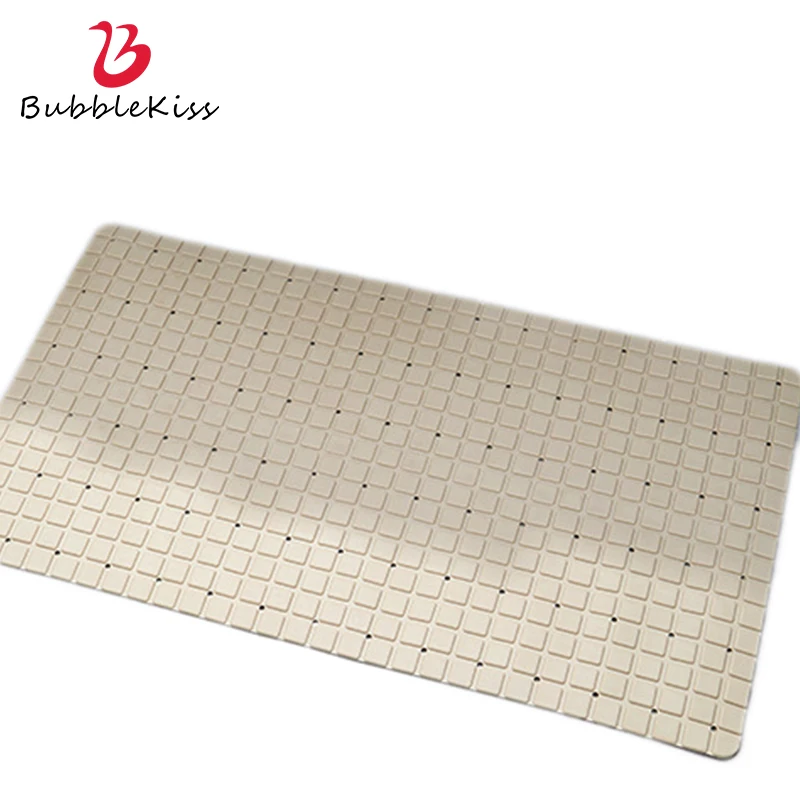 Bubble Kiss PVC Water-Proof Bathroom Mat Home Decoration Anti-wrinkle Kitchen Mats for Floor Can Be Sent on Roll Solid Rugs