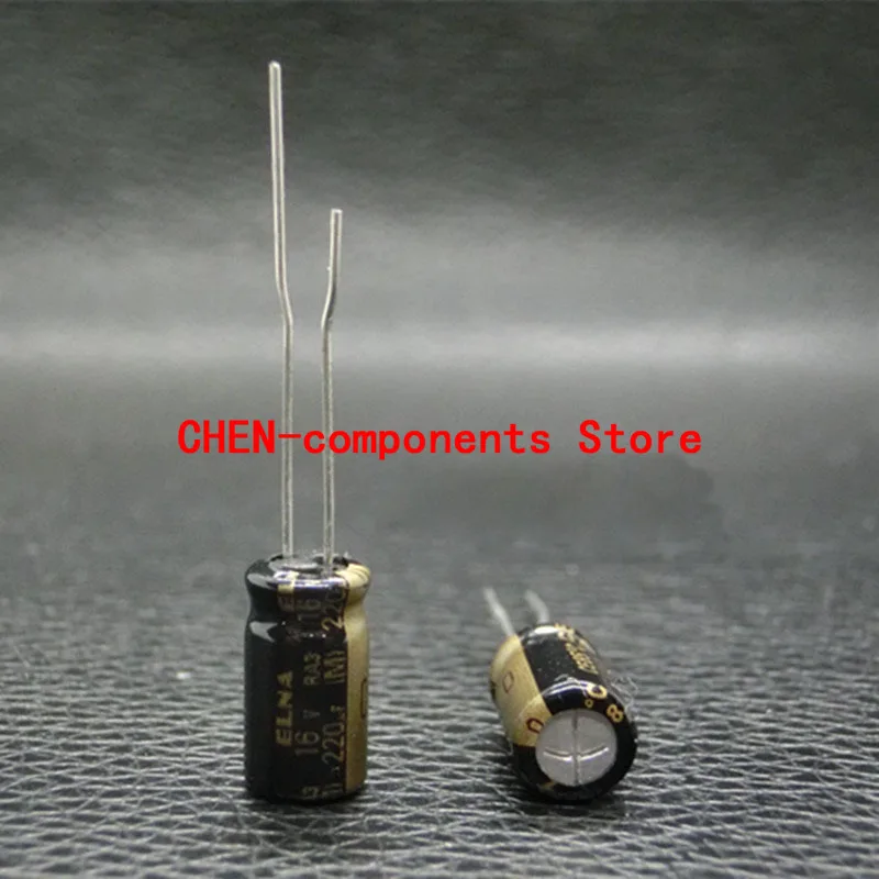 10PCS Original ELNA RA3 16V220UF P2.5MM 6.3X11MM Audio fever electrolytic capacitor 220uF/16v 85 degrees 220UF 16V