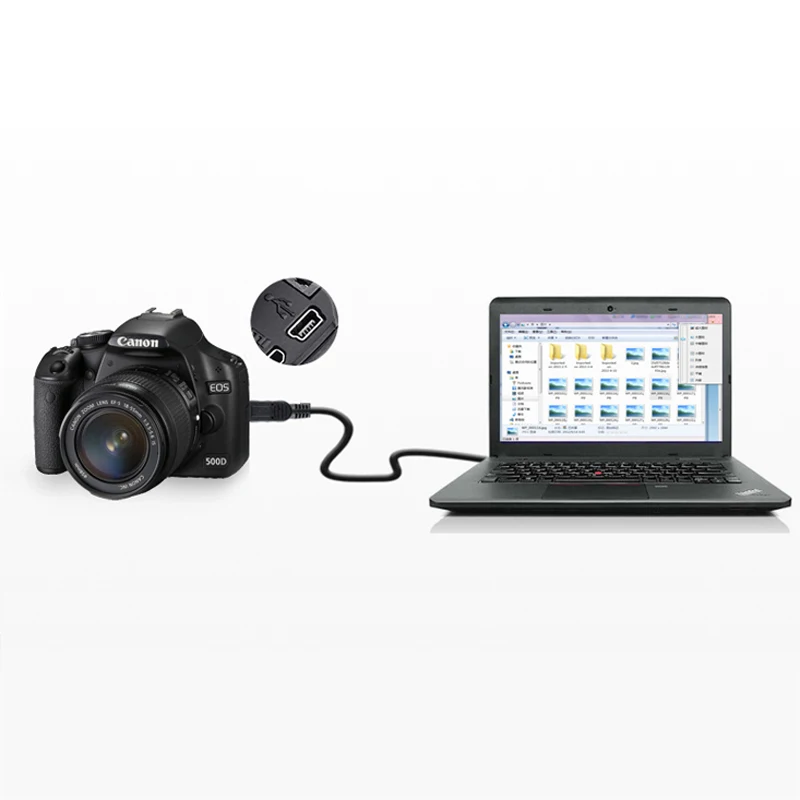 BGreen 80CM Mini USB To USB A Charging Cable Sync Data Transferring For MP3 Player Hard Disk Camera Mini Speaker Digital Devices