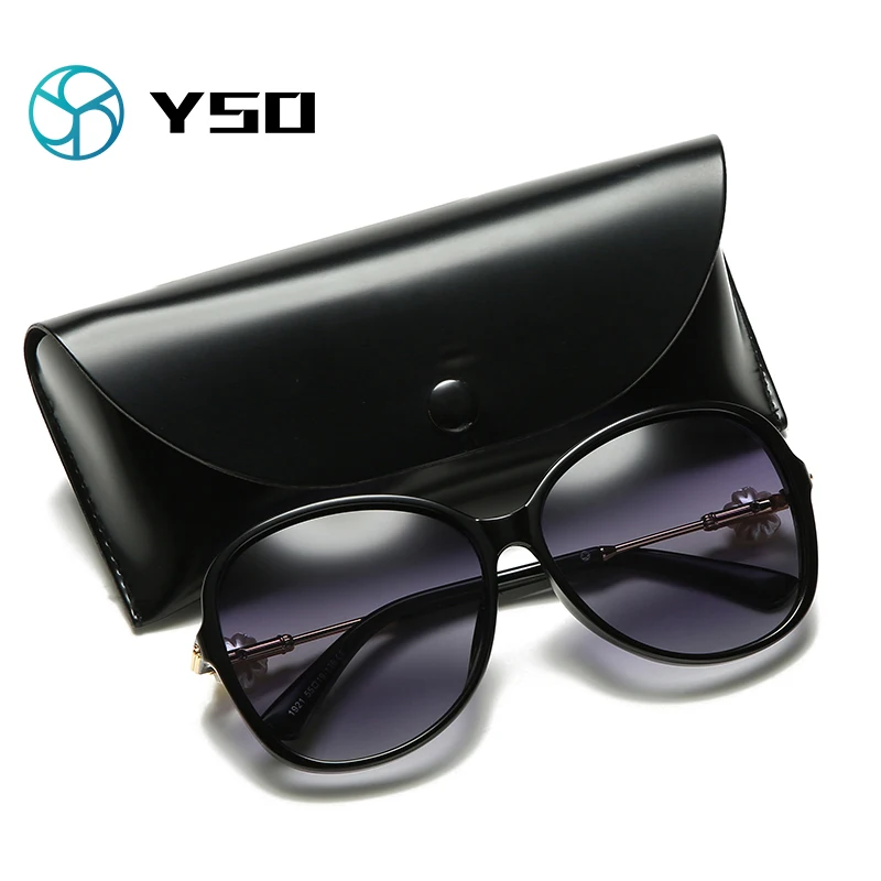 

YSO 2020 NEW Fashion Vintage Round Female Sunglasses Women Brand Designer Feminine Sun Glasses Women's Glasses