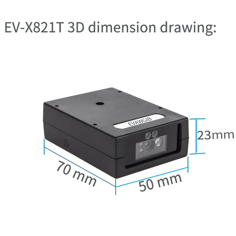 Стационарный считыватель штрих-кодов Модуль 2D CMOS хорошее качество USB/TTL/RS232 интерфейс киоск оборудование торговый стационарный сканер штрих-кода