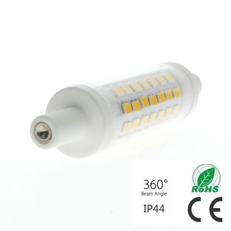Keramik 118mm LED R7s Licht 10W 240 Grad Winkel ersetzen W J118 Halogen Röhren lampe V