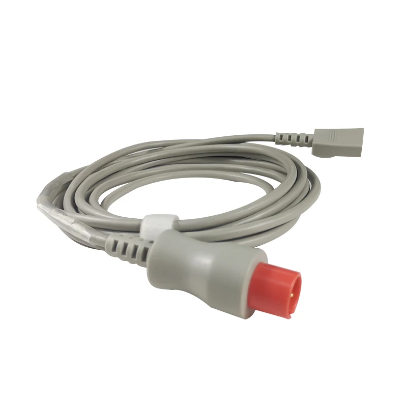 Invasive Blood Pressure Cable IBP Transducer Adapter Cable 6 Pin To Utah For Spacelabs Mindray Goldway Patient Monitor