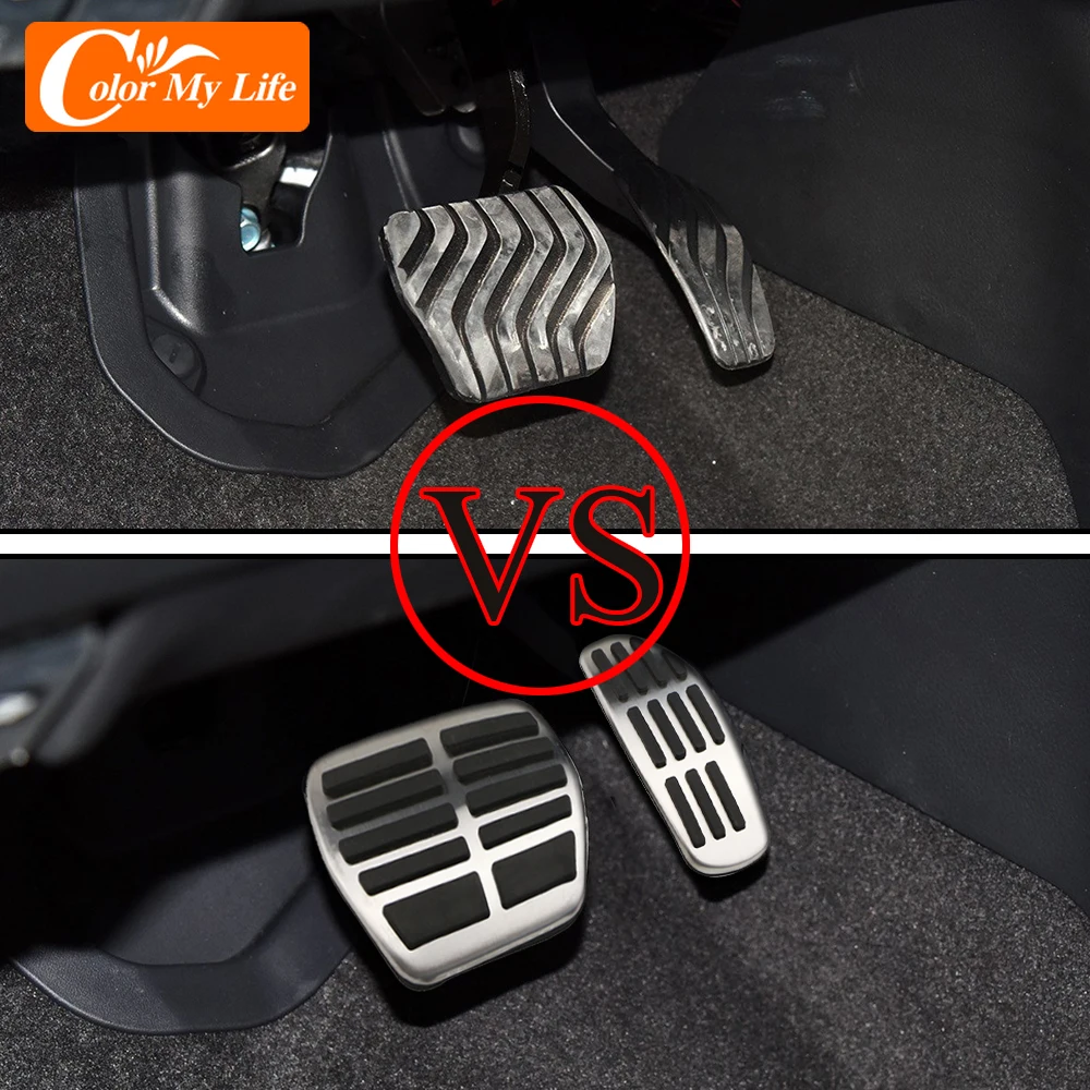 Car Pedals for Nissan Juke 2020 2021 2022 2023 Accessories AT MT Brake Gas Cluth Pedal Protection Cover Stainless Steel