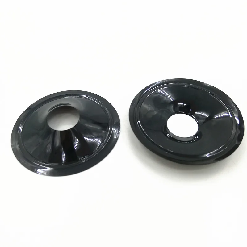 20pcs 2 Inch Speaker mylar Cone 48mmx Diameter 14mm Core H:7mm Tweeter plactic Cones DIY Repair Accessories Black