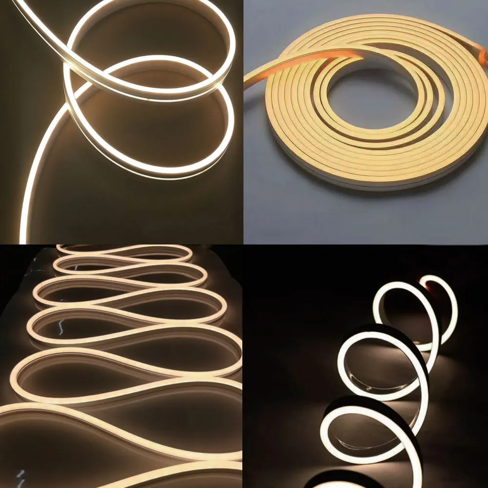 SK6812 WS2812B WS2811 Flexible LED Neon Silica Gel Wire Light Lamp Tube IP67 Waterproof For Decoration 1M 2M 3M 4M 5M