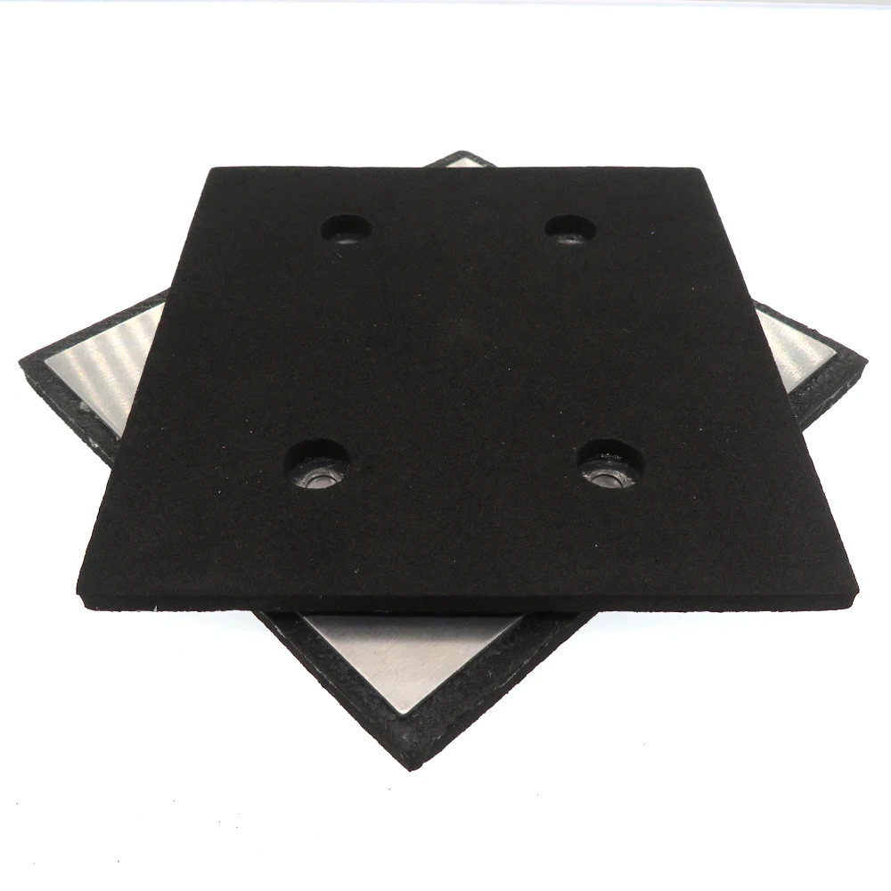 115X105mm Stick on Square Sanding Pad Replacement Pad for Finishing Sander- Replaces Porter Cable with a Metal Sheet Backing