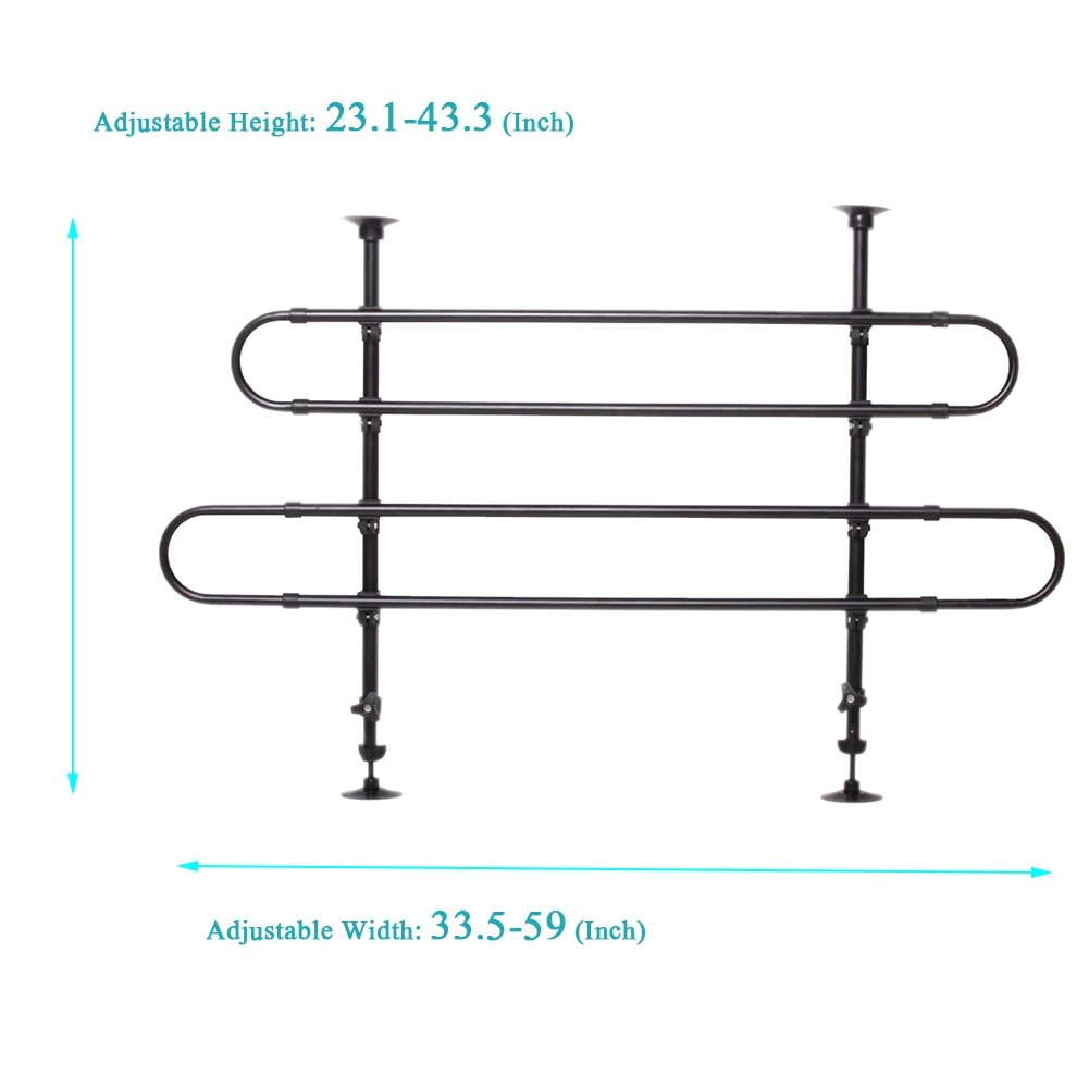 Hatchback SUV Car Trunk Dog Guard Pet Large Dog Barrier Divider Bar Safety Fence for Rear Boot