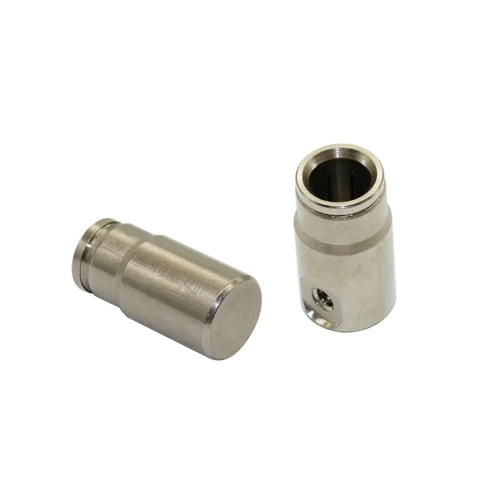 

3/8" Hose End Slip Lock Connector 9.52mm Pipe Quick Connecting Coupling End Plug Two Nozzles Seat and Without Nozzle Seat Option