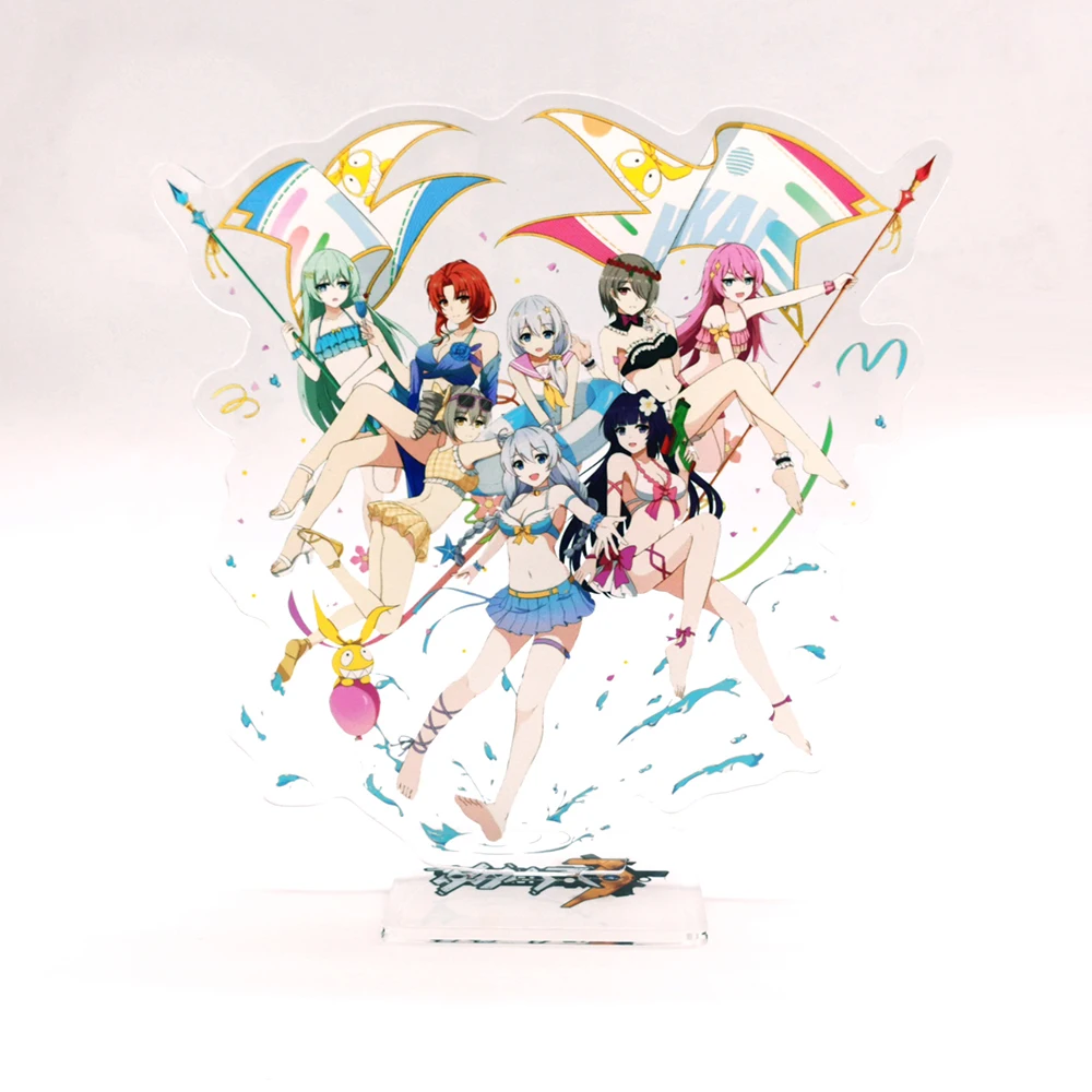 

Honkai Impact Benghuai Collapse 3 Reburn Kaslana Kiana Kallen Apocal GM Acrylic stand figure model plate holder cake topper