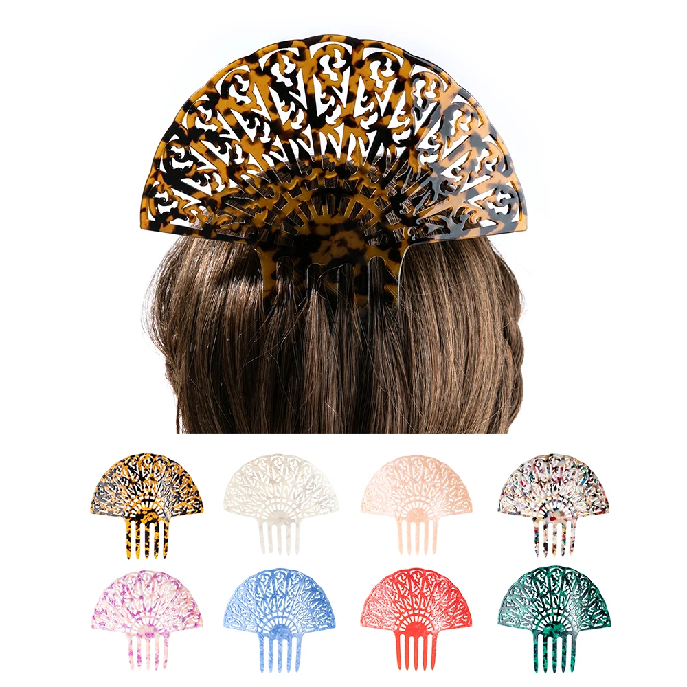 Classic Hair combs for women Acetate hair accessories combs Tortoiseshell hair jewelry Vintage hairpin Flamenco dancers comb