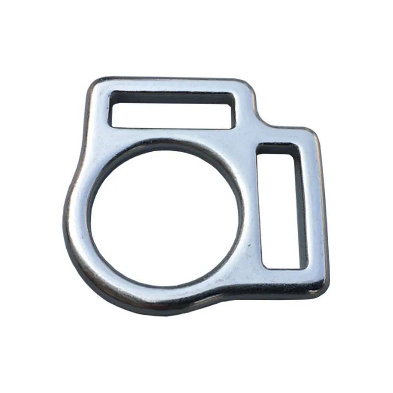 10pcs Stainless Steel Buckles Halter Square Metal Buckle 2-Slots 27mm 20mm