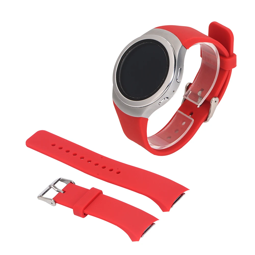 Silicone Watchband Strap for Samsung Galaxy Gear S2 R720 SM-R720 Bracelet Smart Watch Band